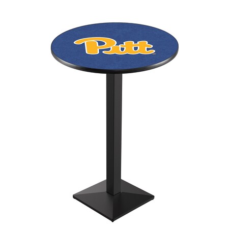Holland Bar Stool Co 42" Blk Wrinkle Pitt Pub Table L217B4228Pittsb